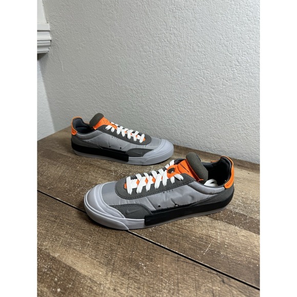 NIKE Drop-Type LX Total Orange Athletic Sneaker Men\'s 6 Wolf‎ Gray AV6697-002
